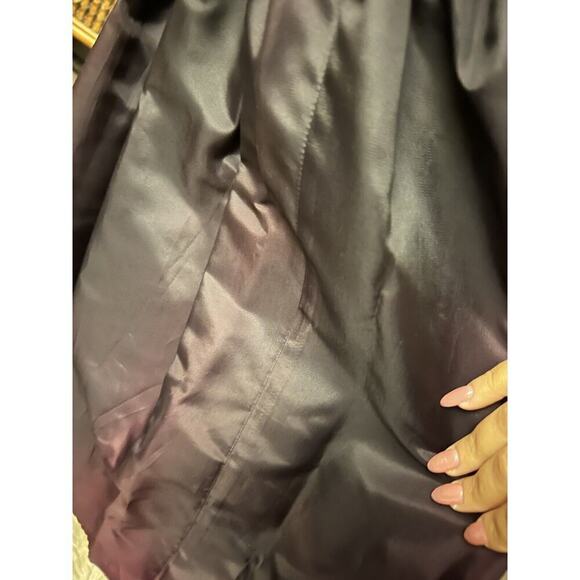 Vintage Gunne Sax Prom Dress Black Strapless Sequin Size 4 Bow High Low Gown - Picture 12 of 12